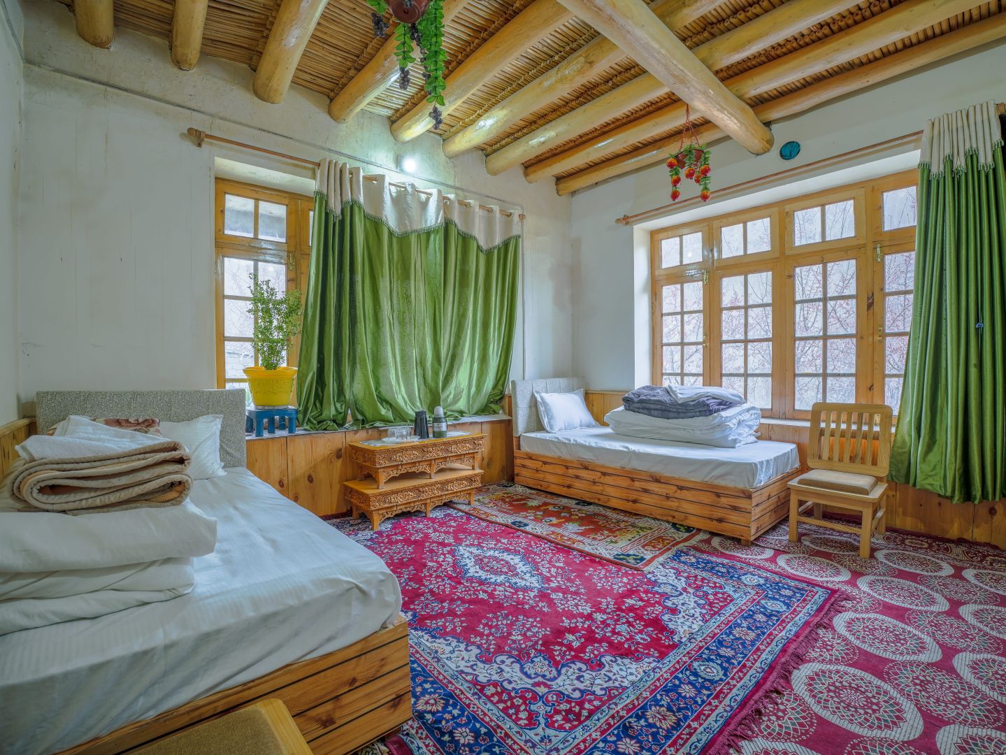 Room at Lamo Organic Homestay, a homestay in Achinathang, Sham, Ladakh