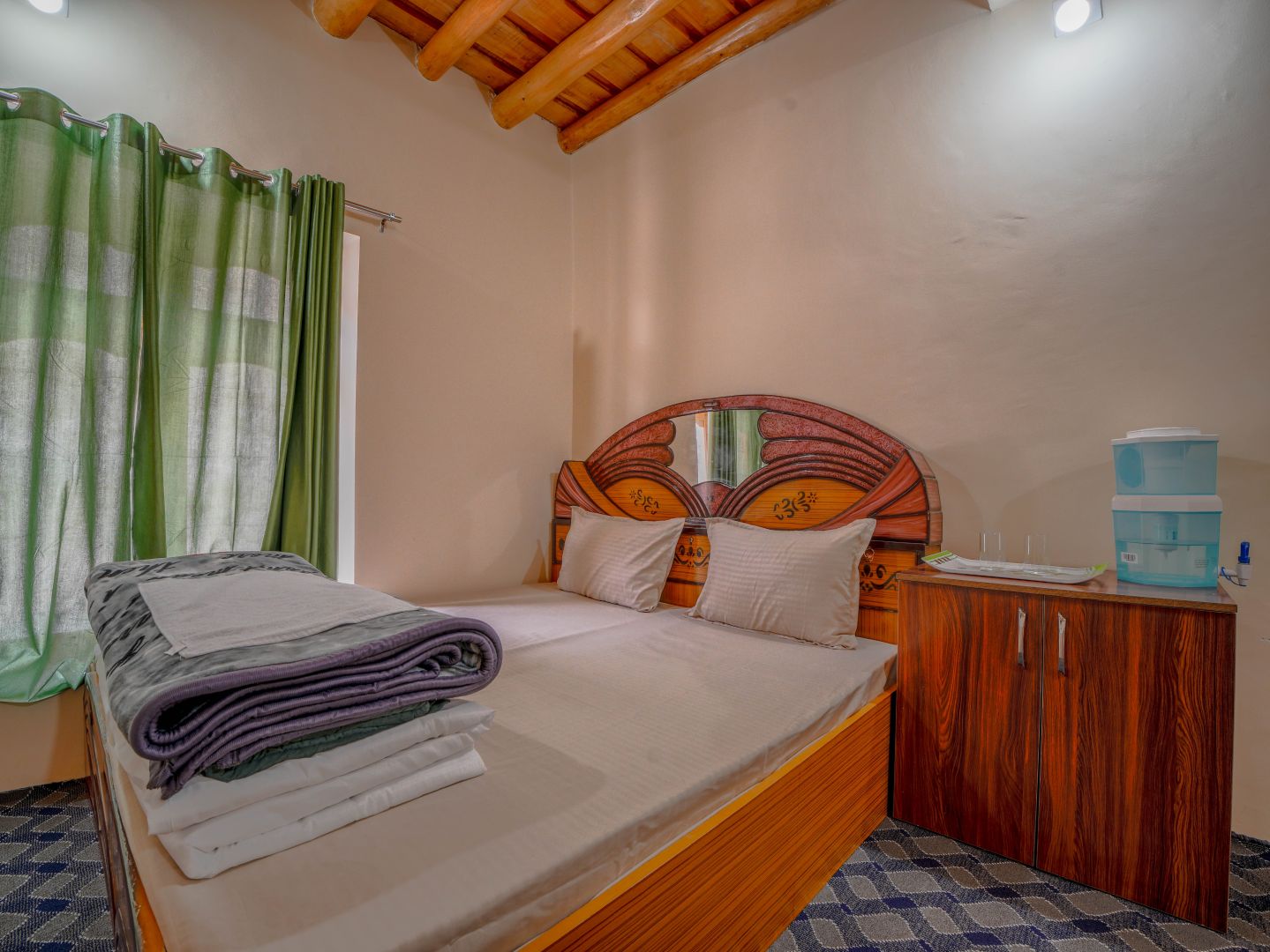Room at Skarma Homestay, a homestay in Chumathang, Changthang, Ladakh