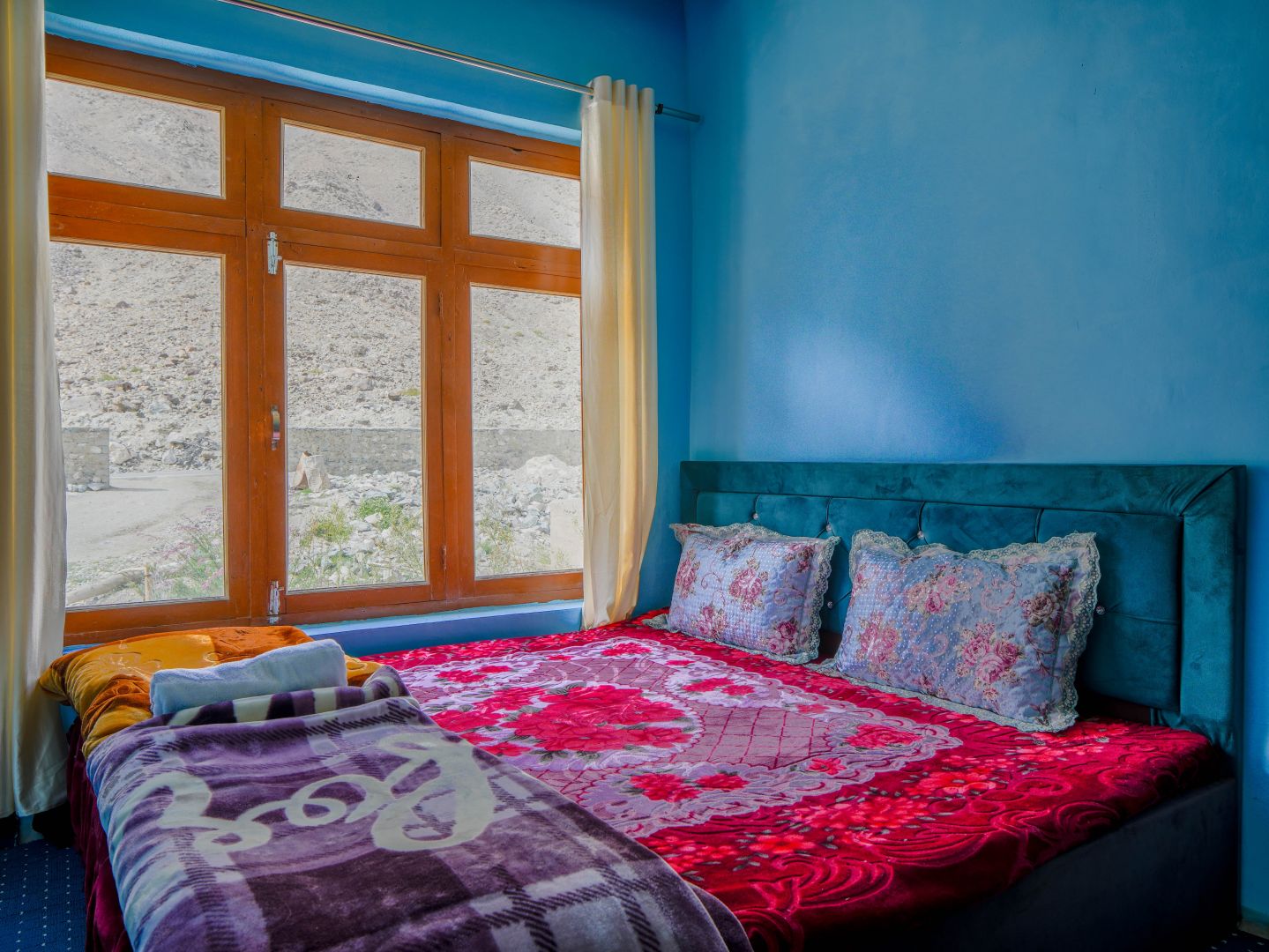 Room at Spalzes Angmo, a homestay in Chumathang, Changthang, Ladakh