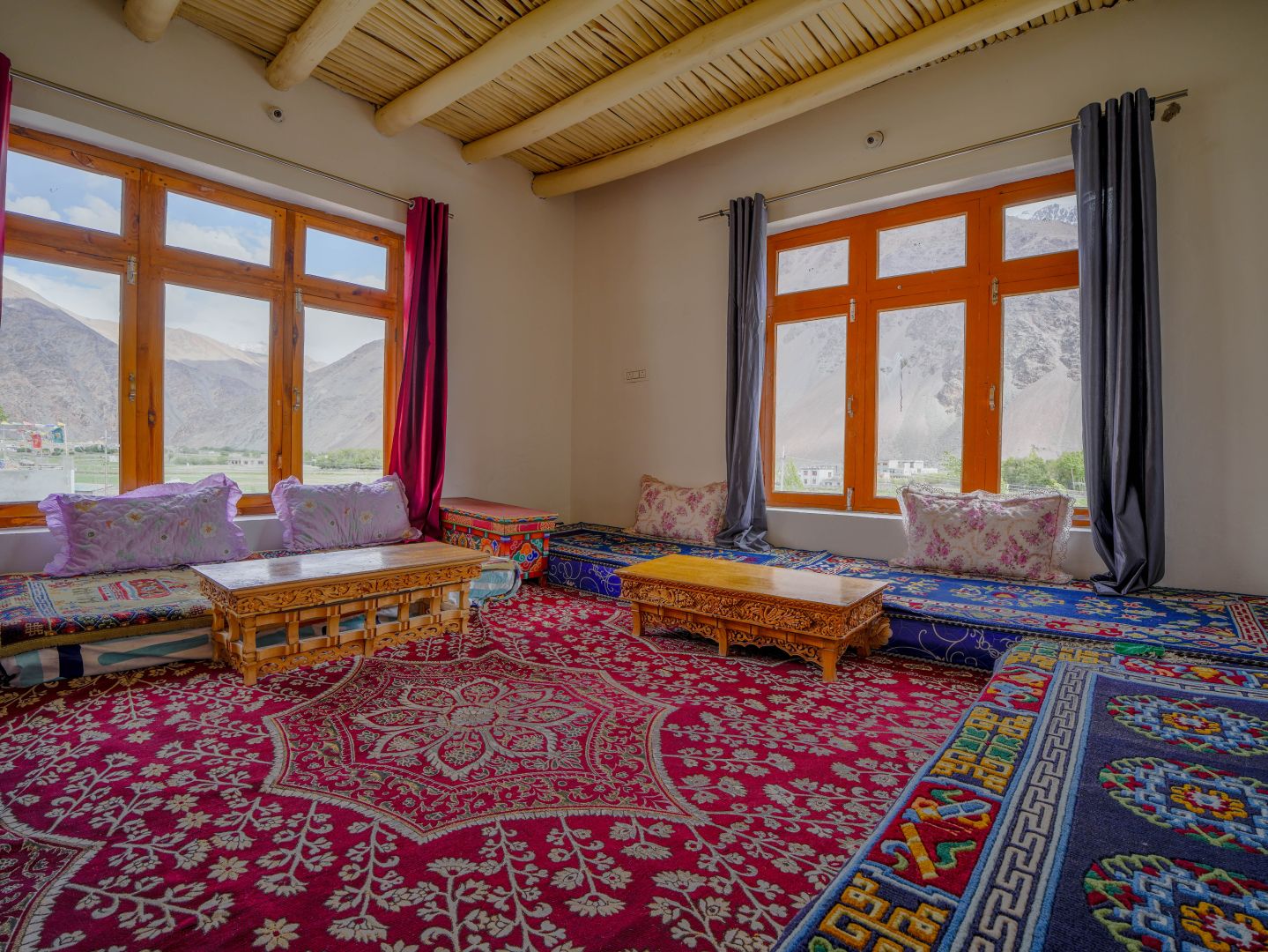 Interior of Spalzes Angmo homestay, Chumathang, Changthang, Ladakh