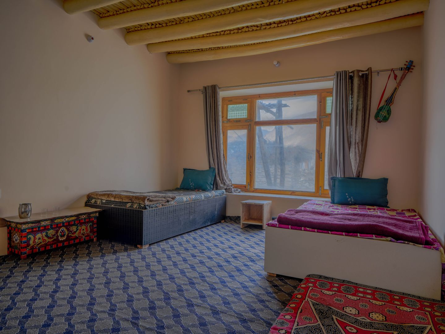 Room at Tsering Dolker, a homestay in Chumathang, Changthang, Ladakh