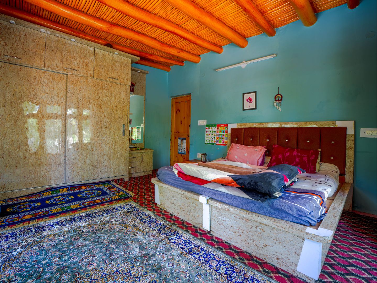 View from Apricot Homestay homestay in Chamshen, Nubra, Ladakh