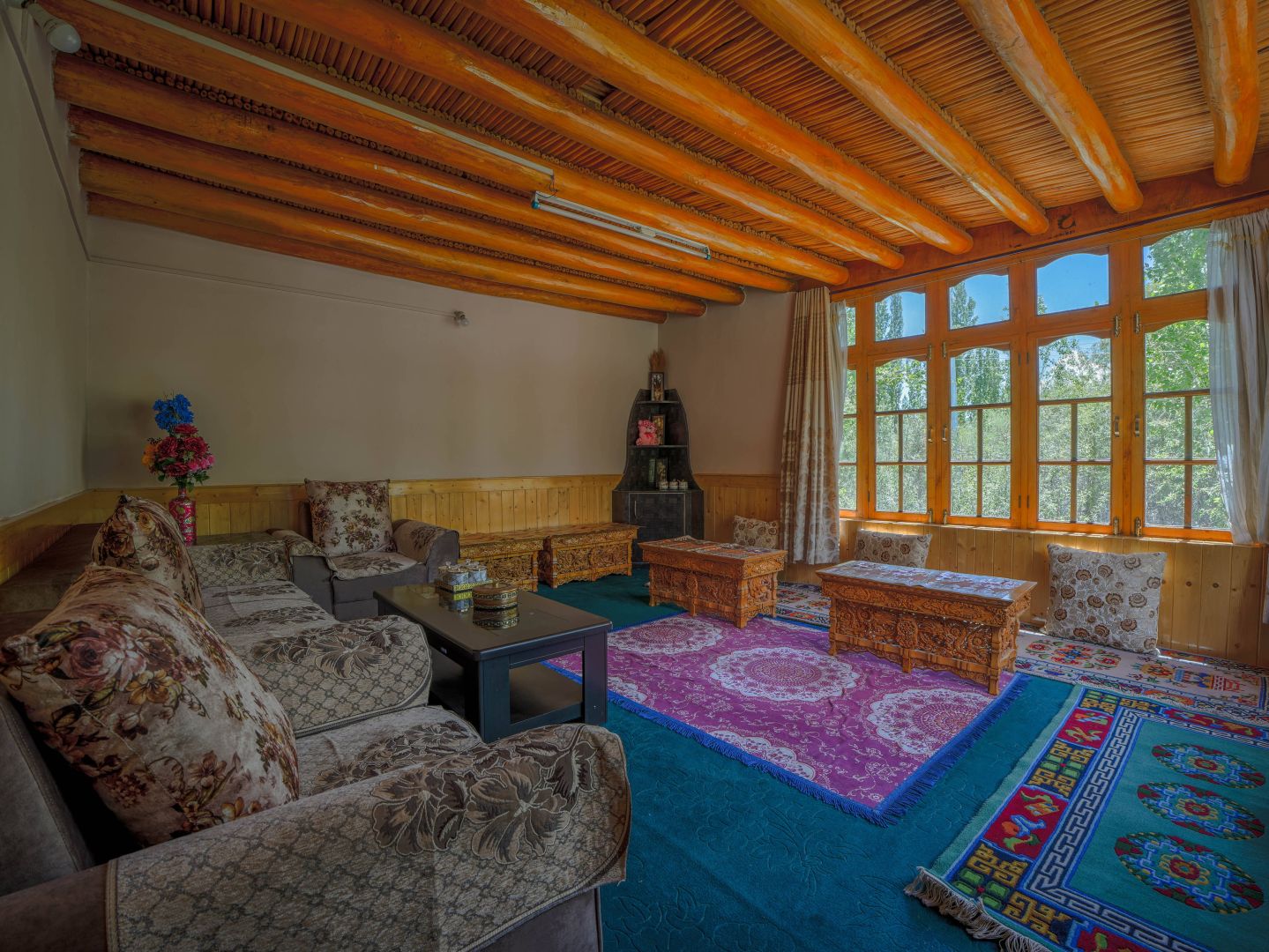 Interior of SkitSal Homestay homestay, Chamshen, Nubra, Ladakh