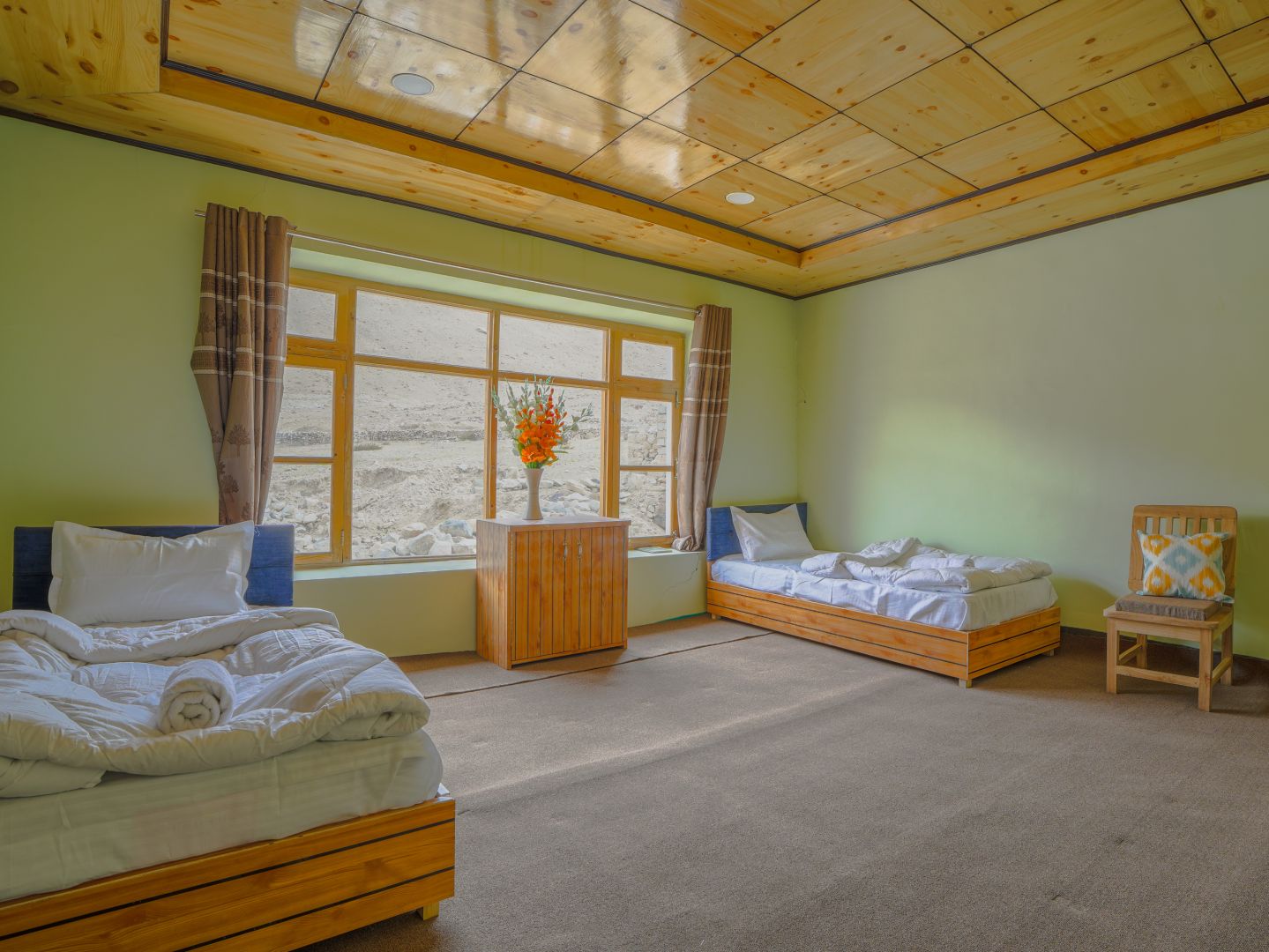 Room at Karpon Homestay, a homestay in Khardong, Changthang, Ladakh