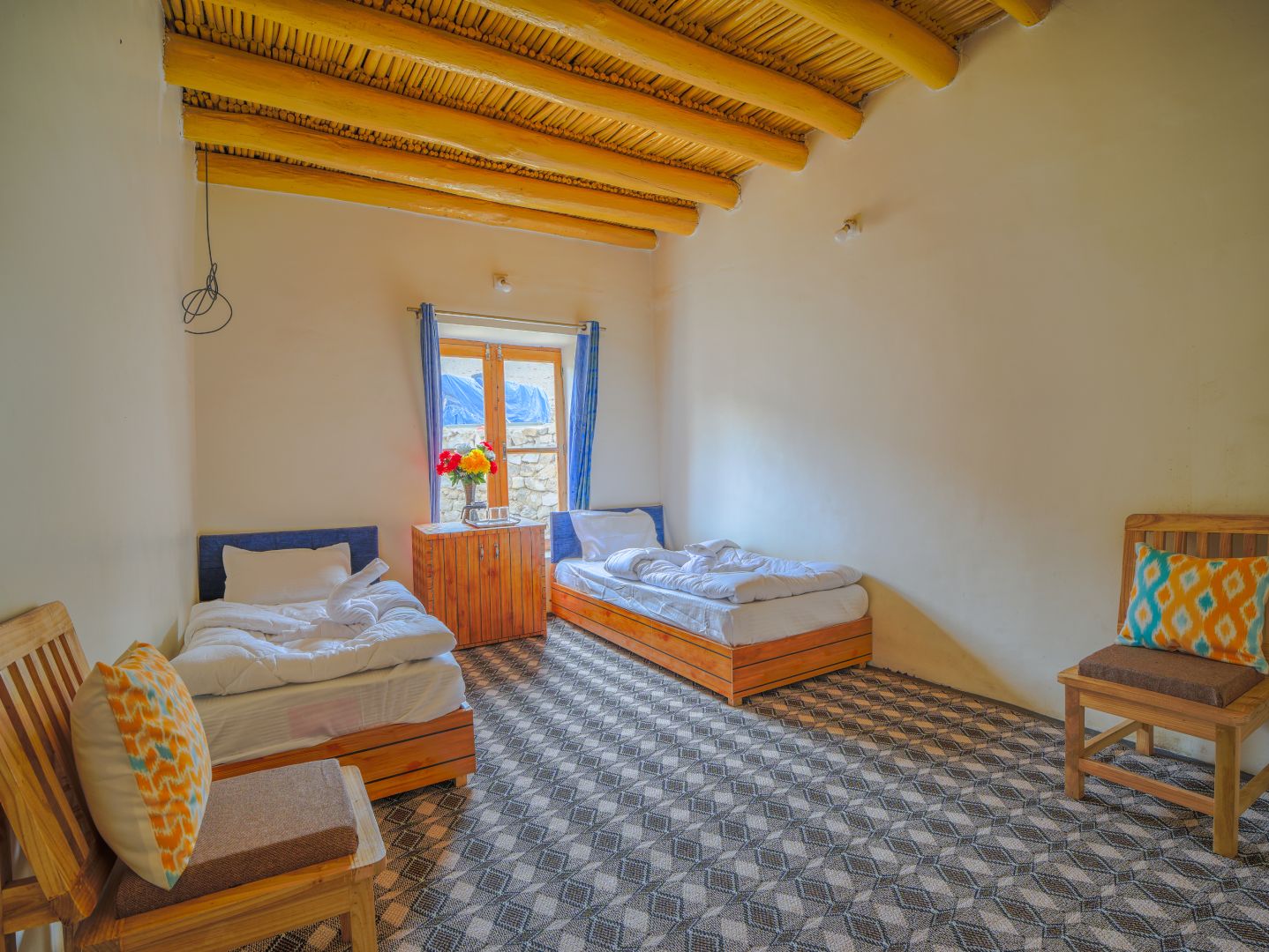Interior of Karpon Homestay homestay, Khardong, Changthang, Ladakh