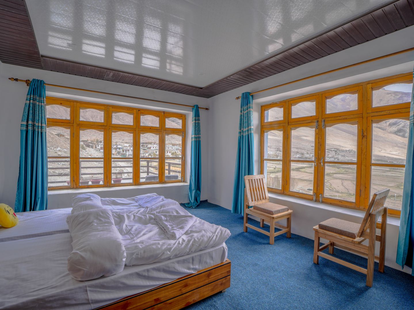 Room at Junglas Homestay, a homestay in Khardong, Changthang, Ladakh