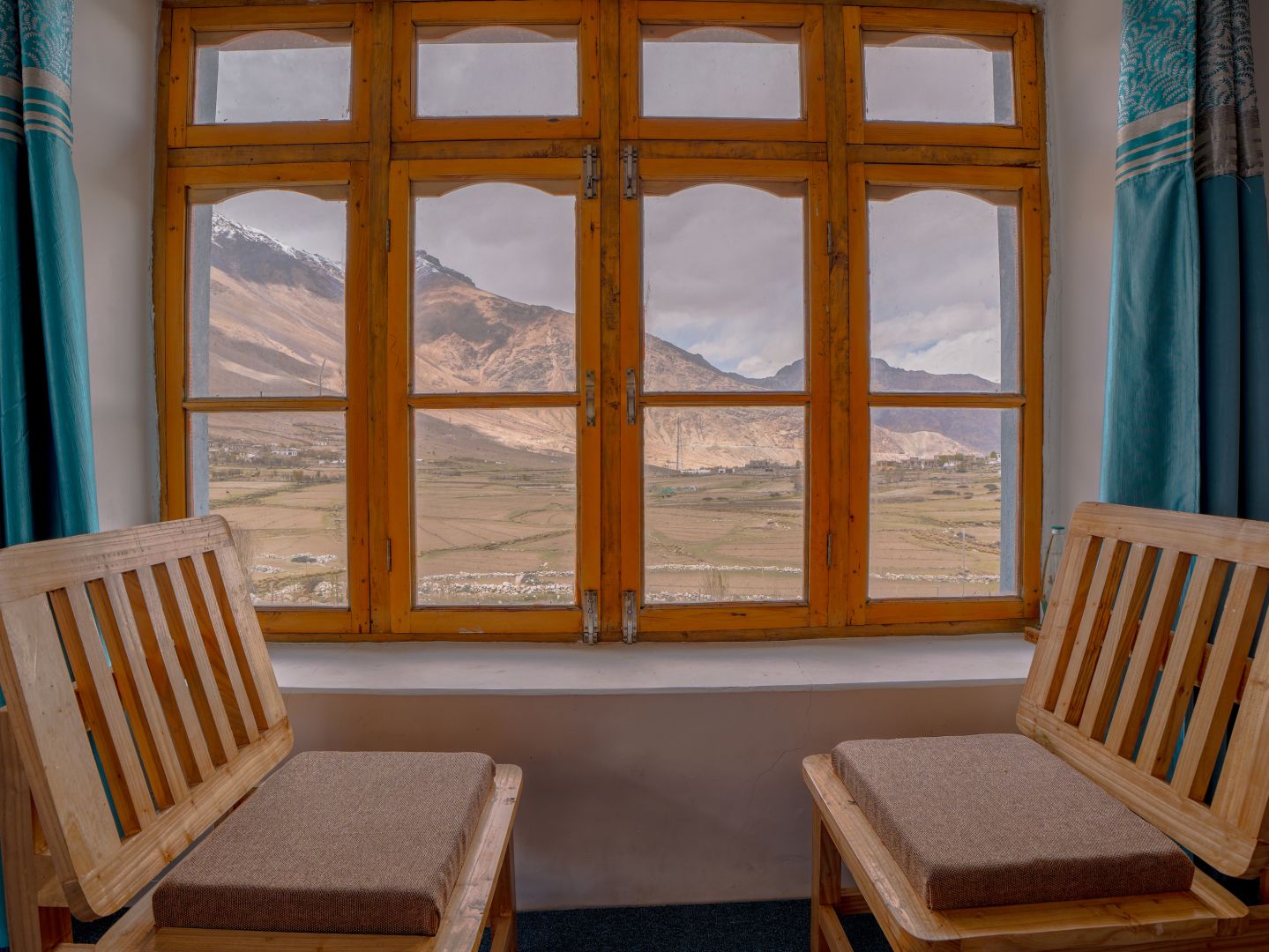 View from Junglas Homestay homestay in Khardong, Changthang, Ladakh