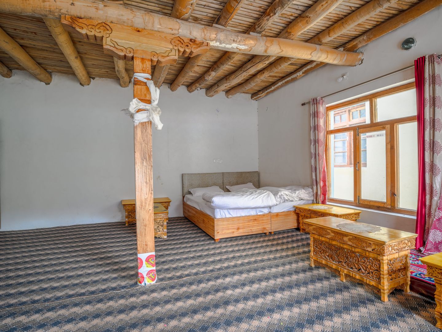 Room at Zangpo Achinapa Homestay, a homestay in Achinathang, Sham, Ladakh