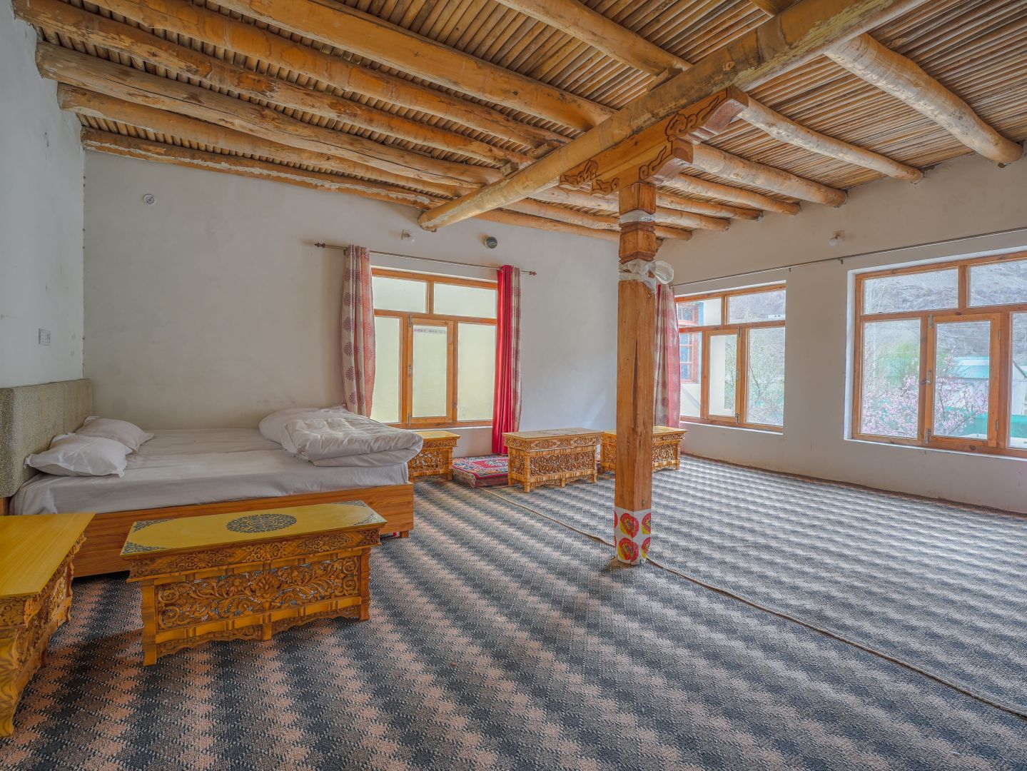 View from Zangpo Achinapa Homestay homestay in Achinathang, Sham, Ladakh
