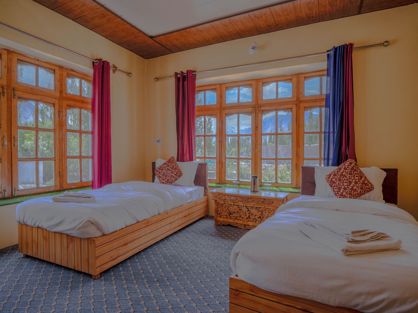 Room at Dhayangs Homestay, a homestay in Skampuk, Nubra, Ladakh