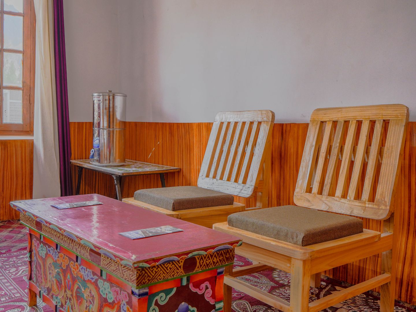 Interior of Waterfall Homestay homestay, Skampuk, Nubra, Ladakh