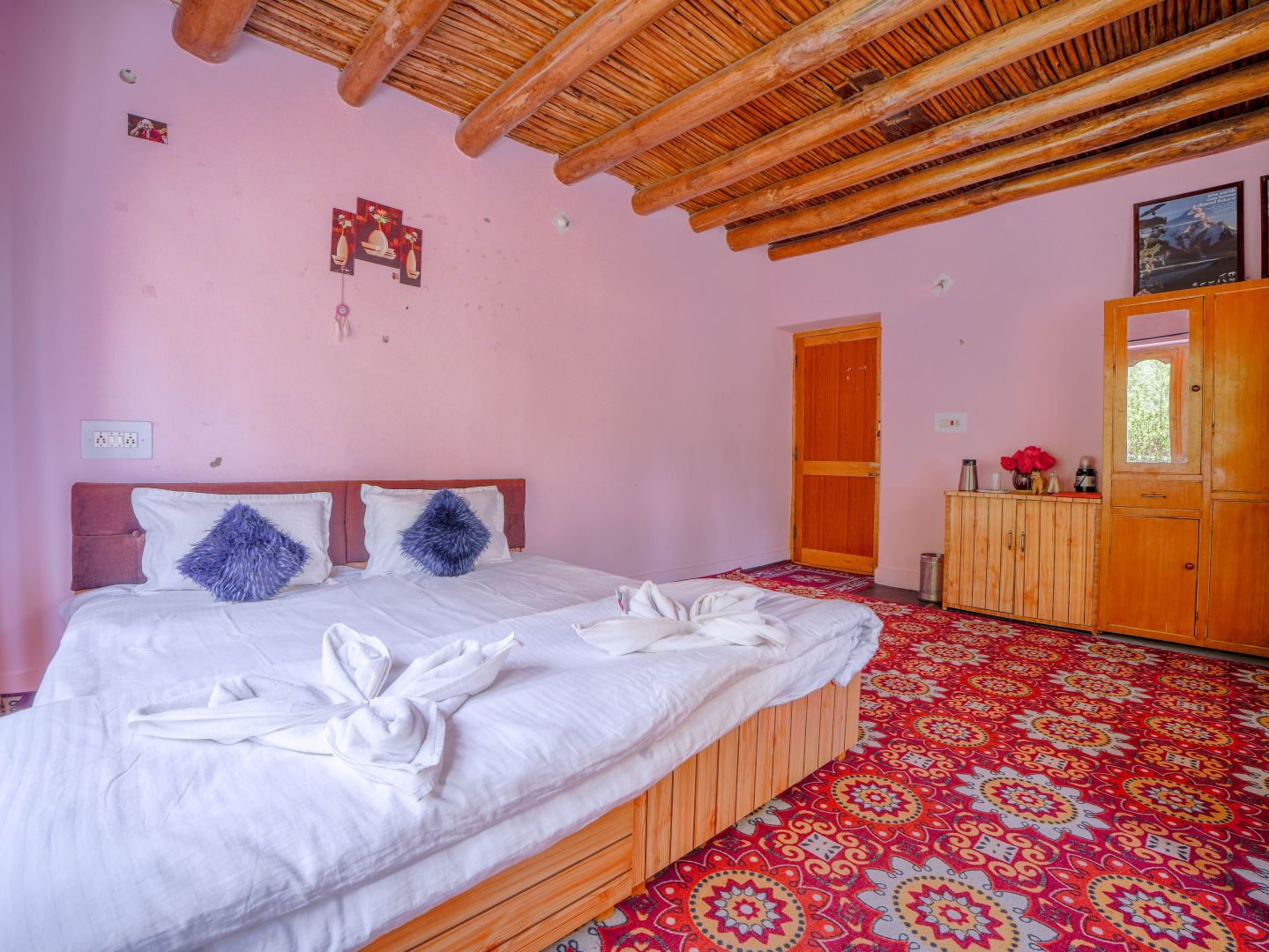 Room at Shacho Homestay, a homestay in Skampuk, Nubra, Ladakh