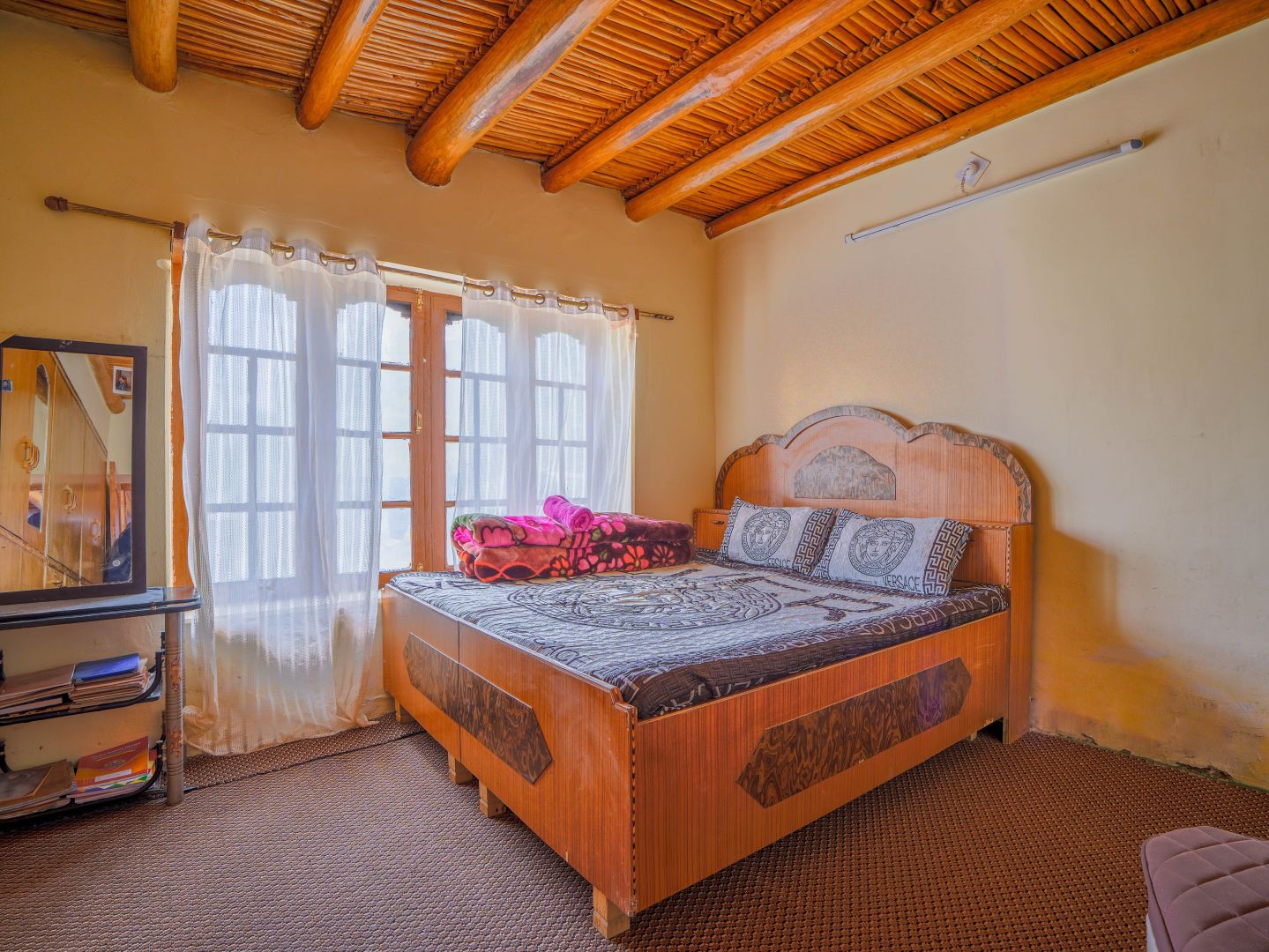 Room at Snzing Homestay, a homestay in Taksha, Nubra, Ladakh