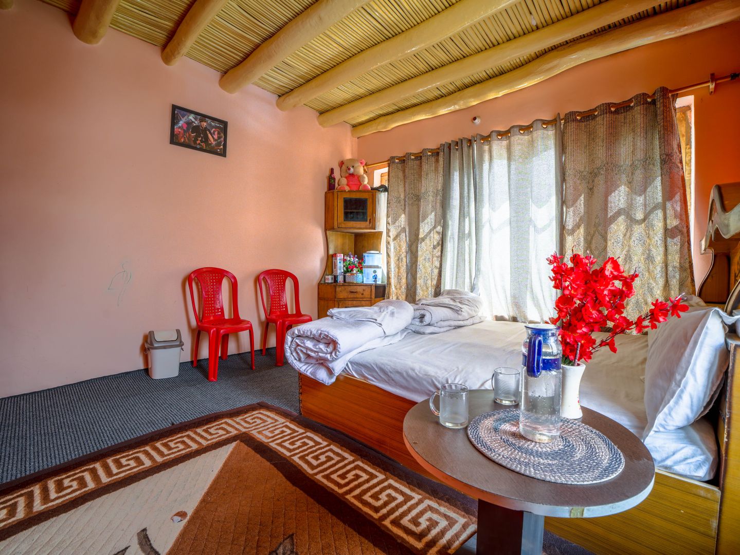 Room at Chomoling Homestay, a homestay in Taksha, Nubra, Ladakh