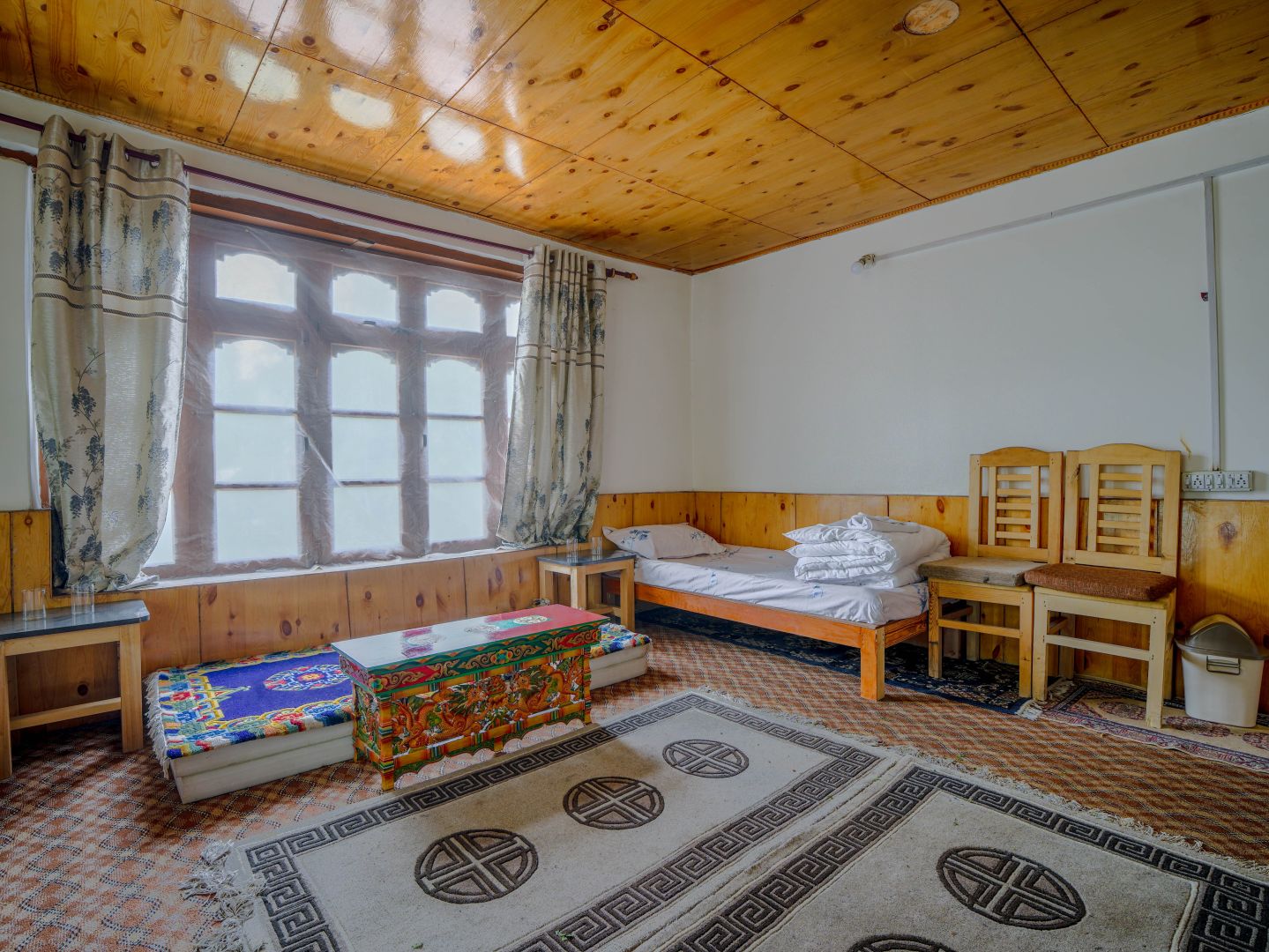 Interior of Himalayan homestay, Taksha, Nubra, Ladakh