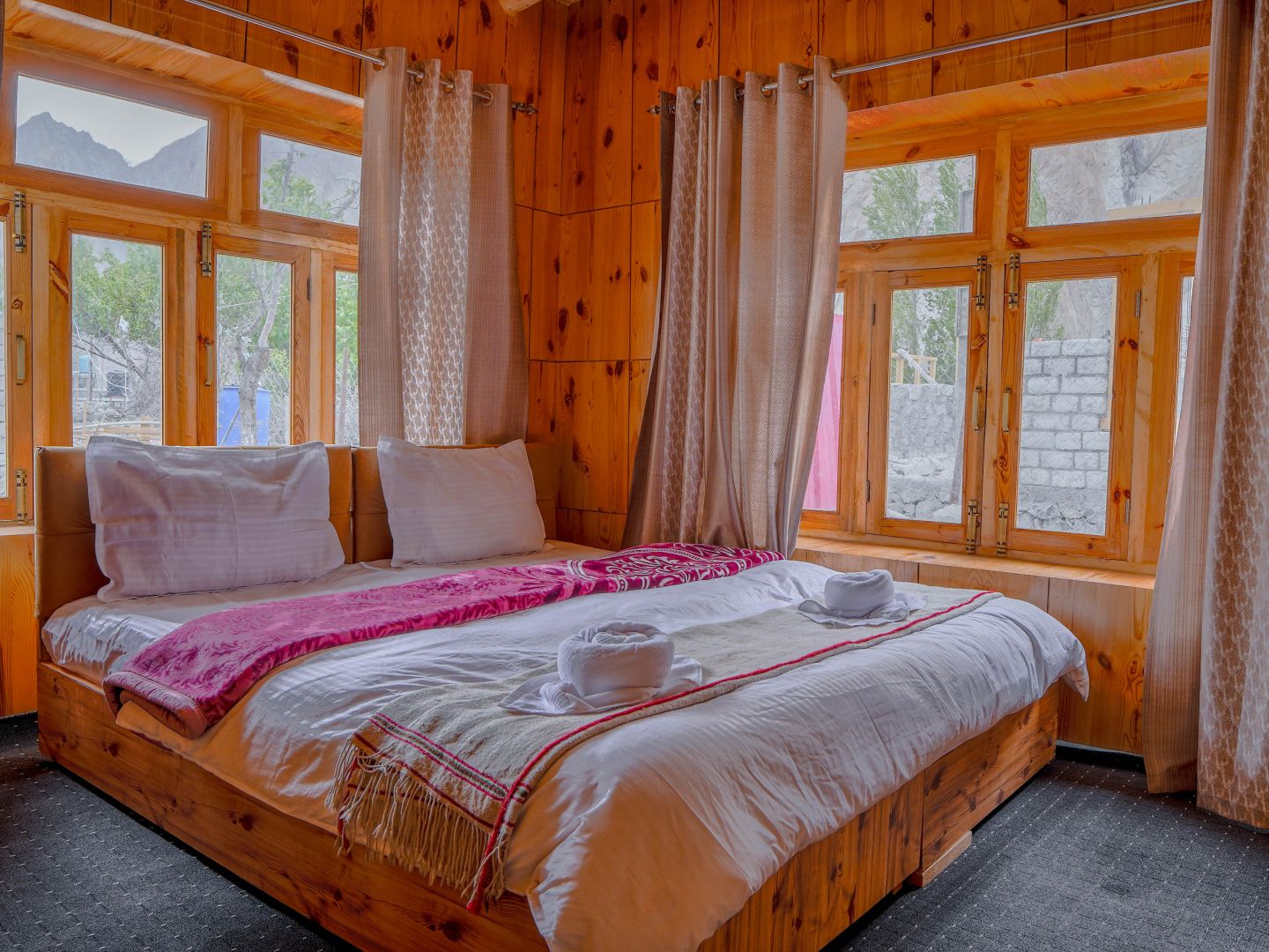 Room at Mansha Homestay, a homestay in Chulungkha, Nubra, Ladakh