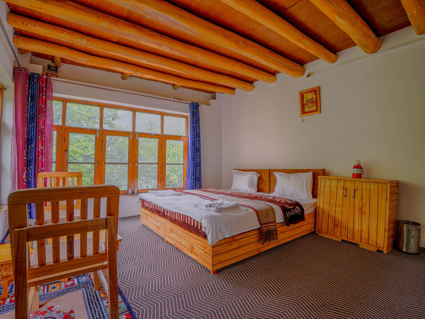 Room at Shayok View Homestay, a homestay in Chulungkha, Nubra, Ladakh