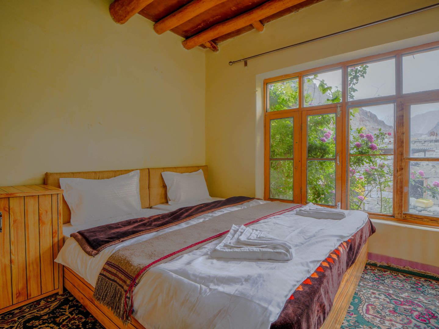 Interior of Shayok View Homestay homestay, Chulungkha, Nubra, Ladakh
