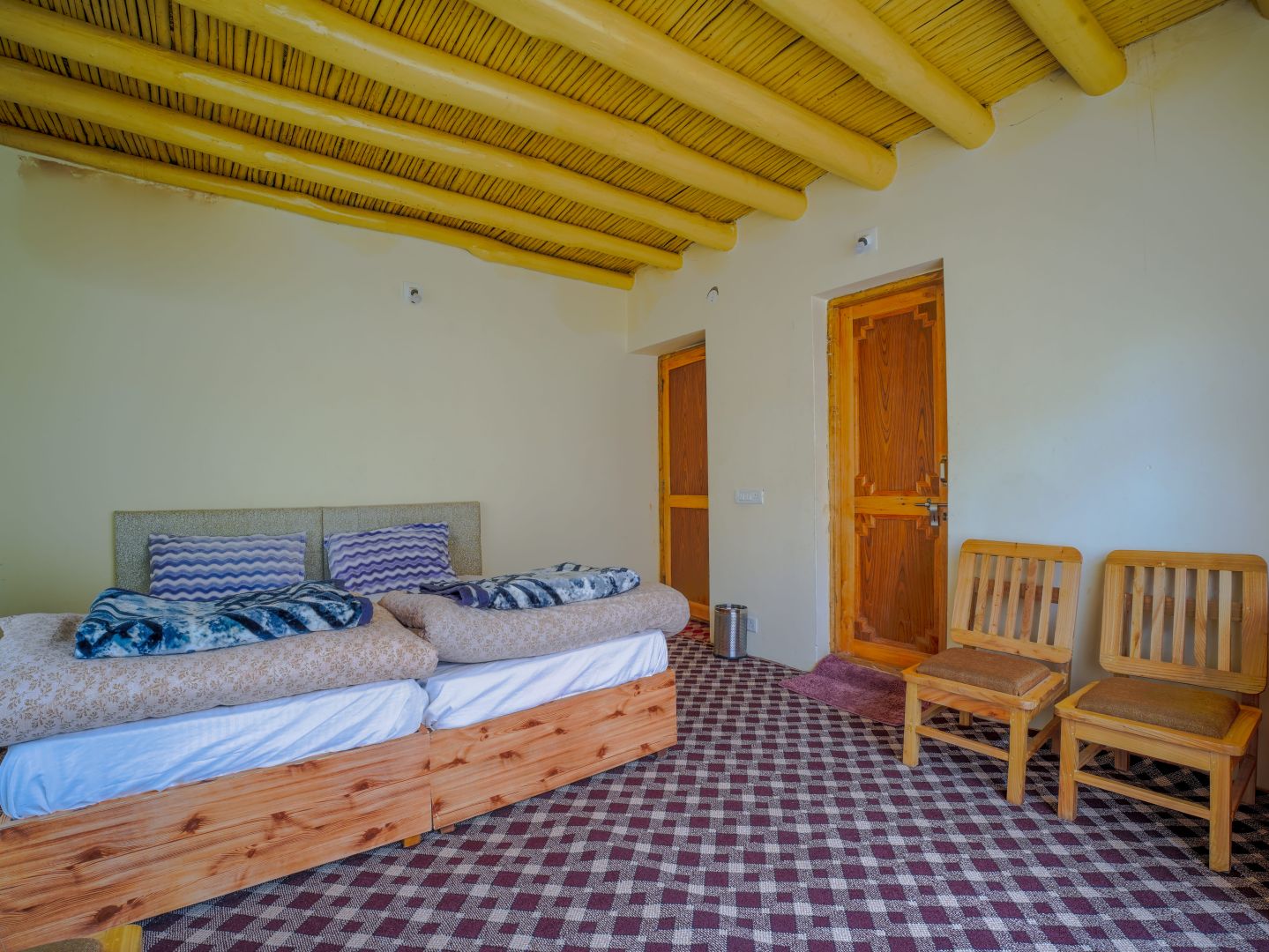 Room at Indus View Homestay, a homestay in Achinathang, Sham, Ladakh