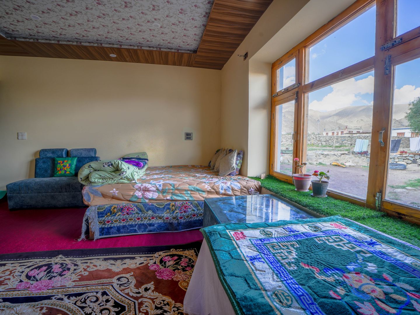 View from Karma Tonjee Homestay homestay in Nyoma, Changthang, Ladakh