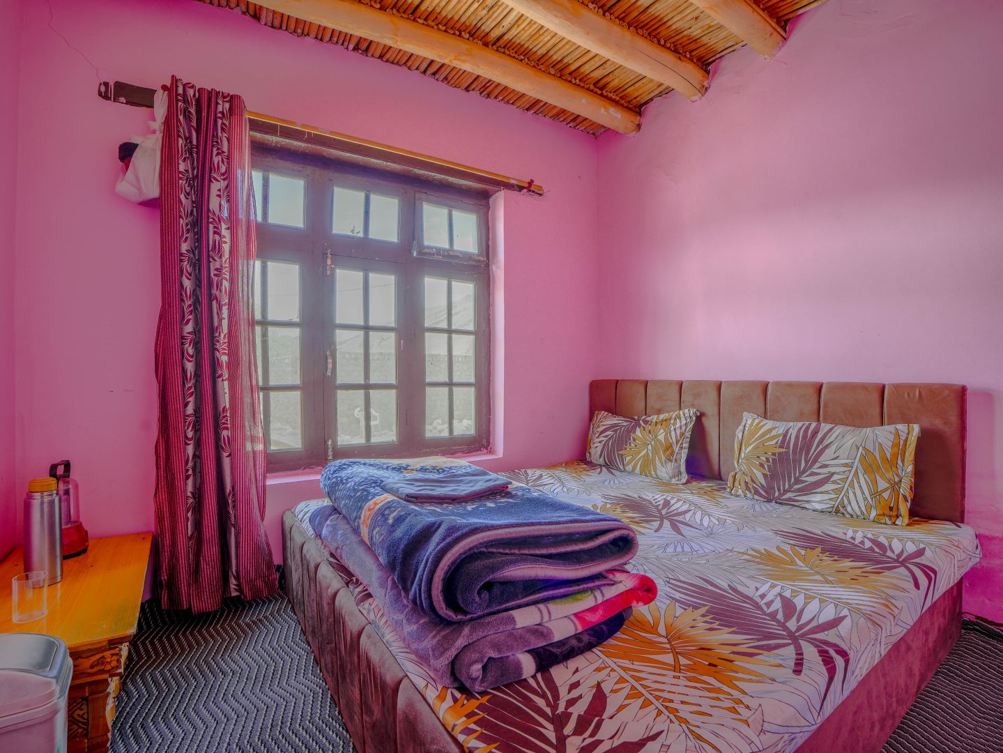 Room at Tashi Homestay, a homestay in Nyoma, Changthang, Ladakh