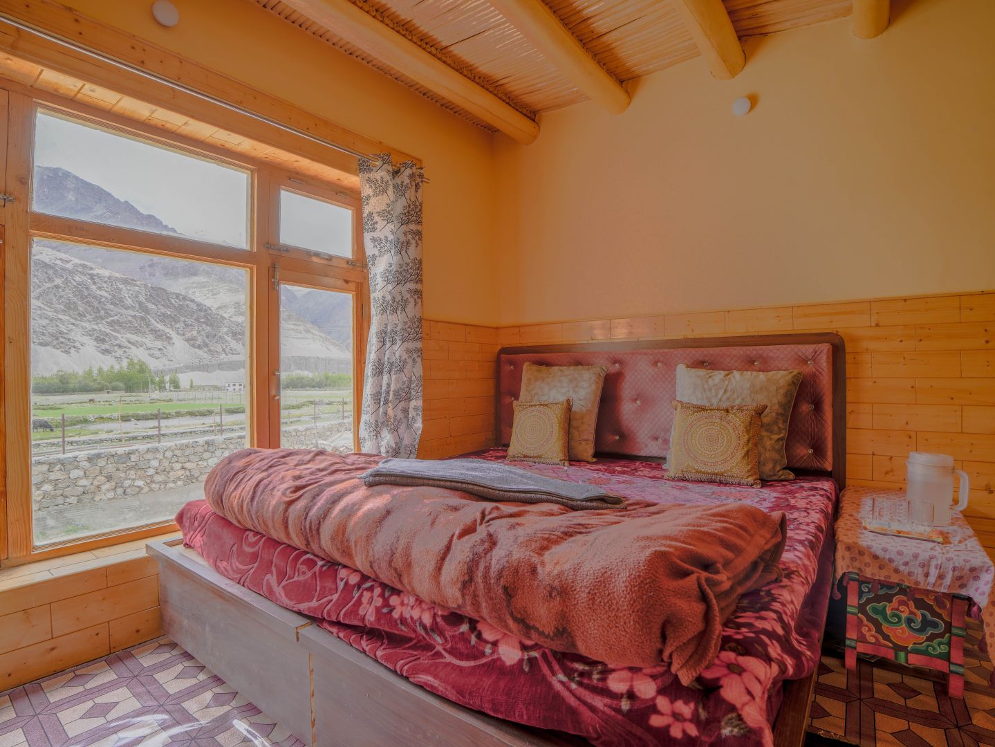 Room at Zurba Homestay, a homestay in Chumathang, Changthang, Ladakh