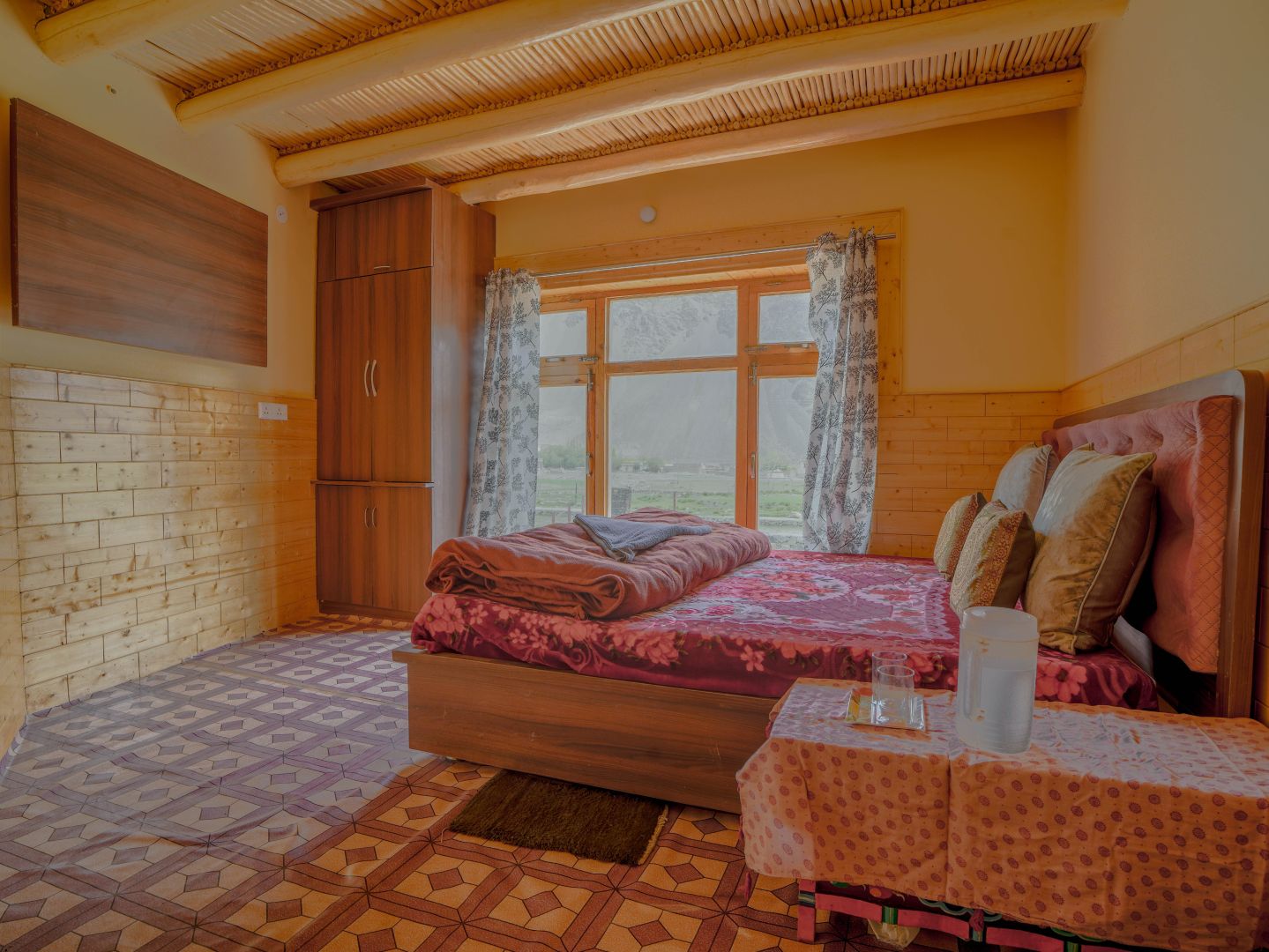 View from Zurba Homestay homestay in Chumathang, Changthang, Ladakh